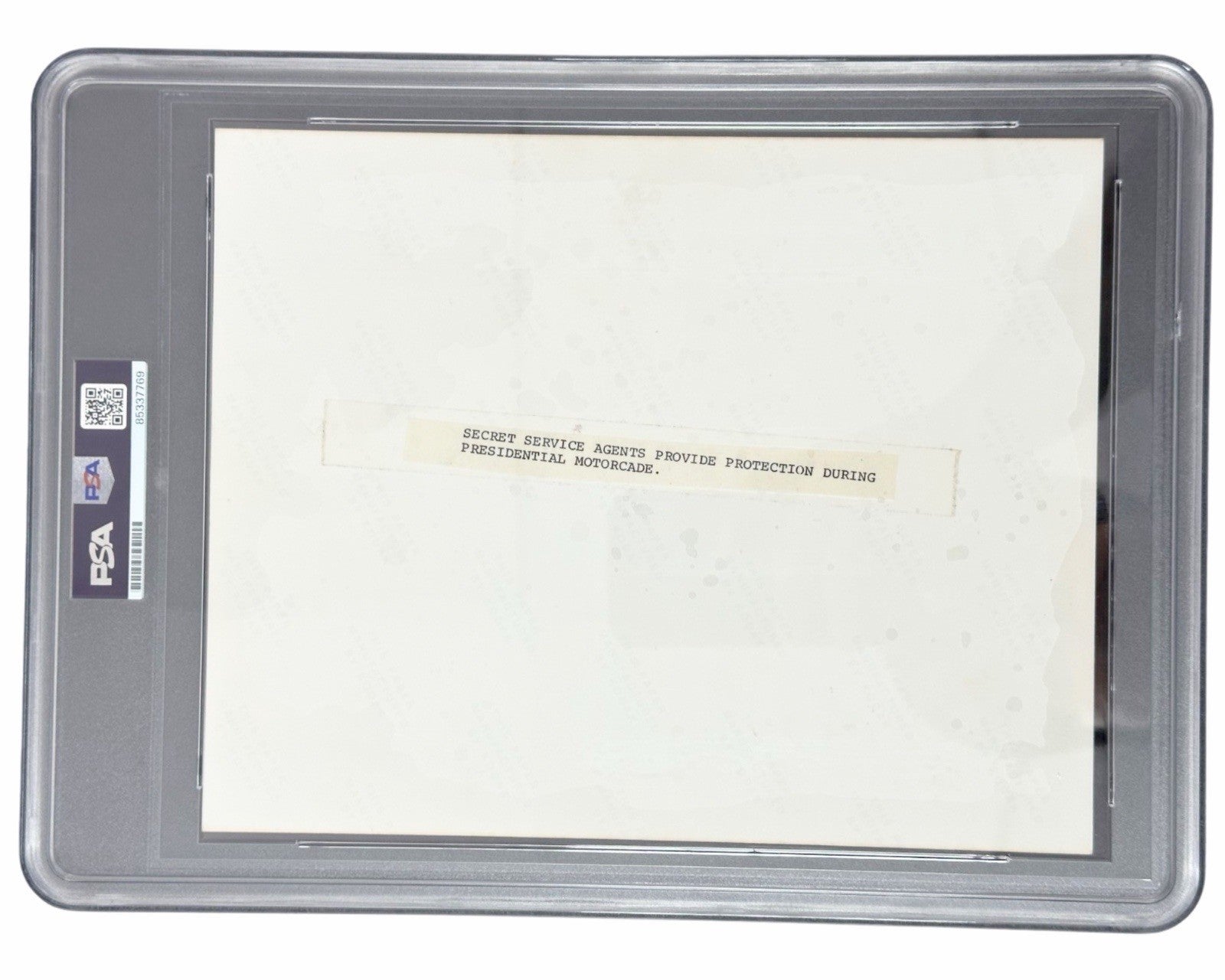 Unique President Gerald Ford Signed Photograph w/ Secret Service Motorcade PSA