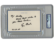 President George H.W. Bush Handwritten & Boldly Signed Letter PSA