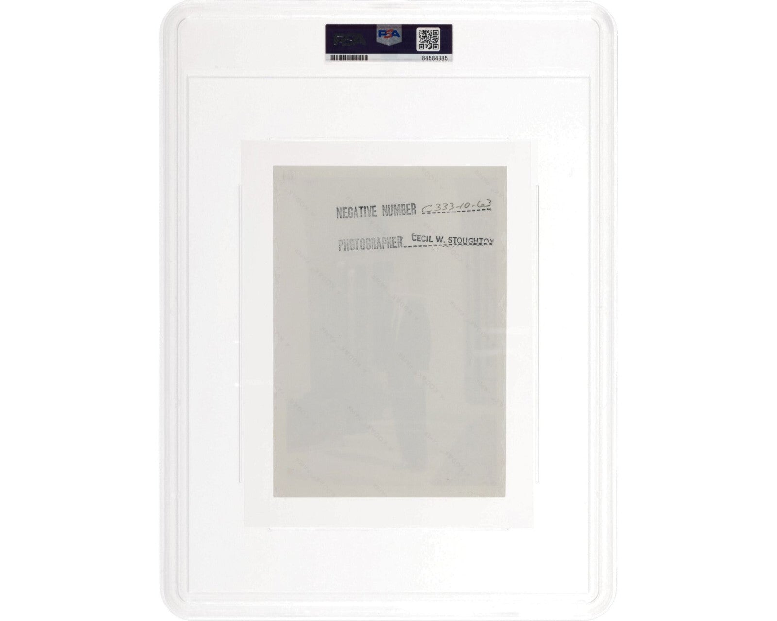 Pres. John F. Kennedy Original Stoughton Photograph in Rose Garden! PSA Type 1