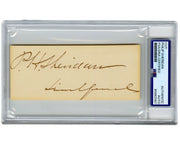 Civil War Union General Phillip Sheridan Bold Signed Cut Signature PSA Auto