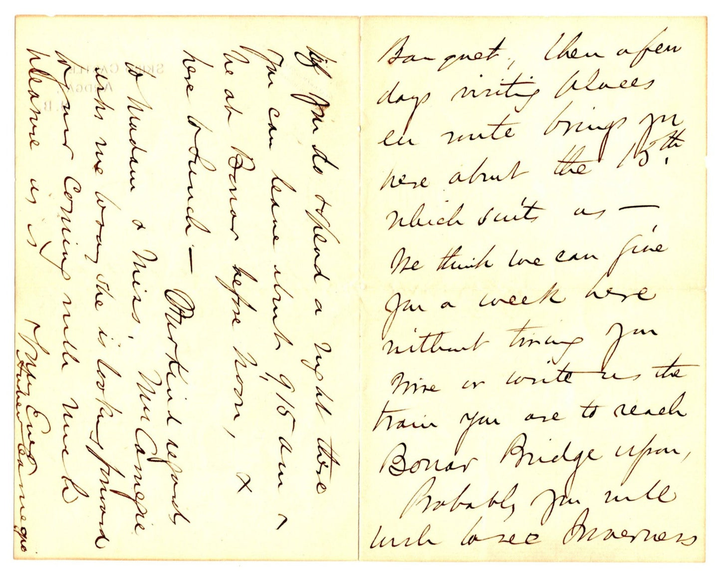 Andrew Carnegie Rare "Twice" Signed Hand Written Letter w/ "Mrs. Carnegie"! JSA