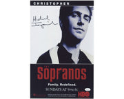 Sopranos Icon MICHAEL IMPERIOLI Signed 11 X 17 Poster JSA