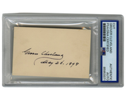 President Grover Cleveland Signed Cut / Card PSA Auto - Gorgeous!