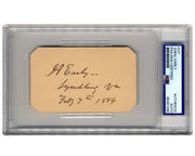 Confederate General Jubal A. Early Signed Cut PSA Auto - Rare Conf. Signature!