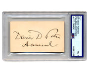 Admiral DAVID D. PORTER Signed Cut PSA Auto - Union Civil War Hero!