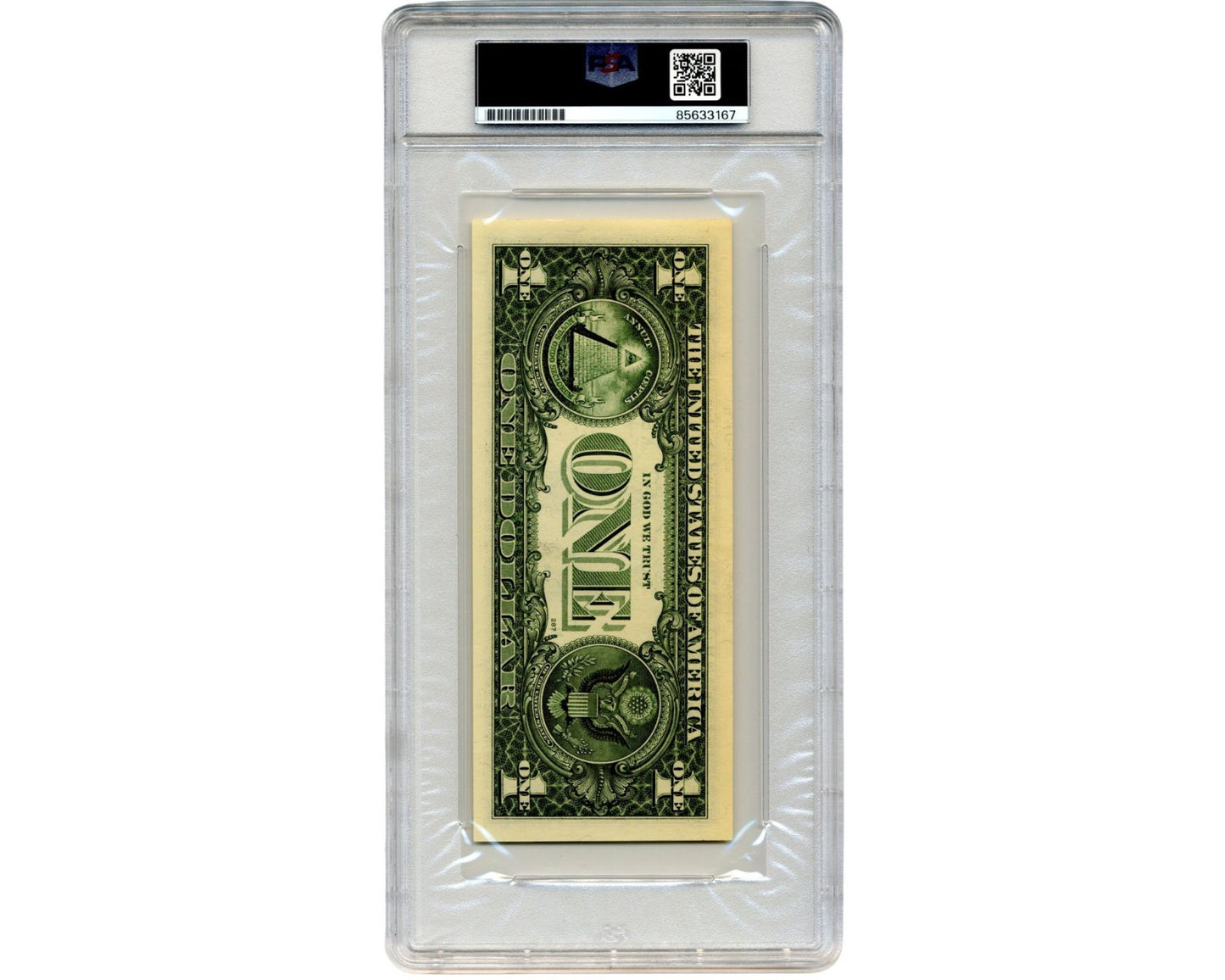 Mercury 7 Astronaut Gordon Cooper Signed Currency $1 Dollar Bill PSA Auto