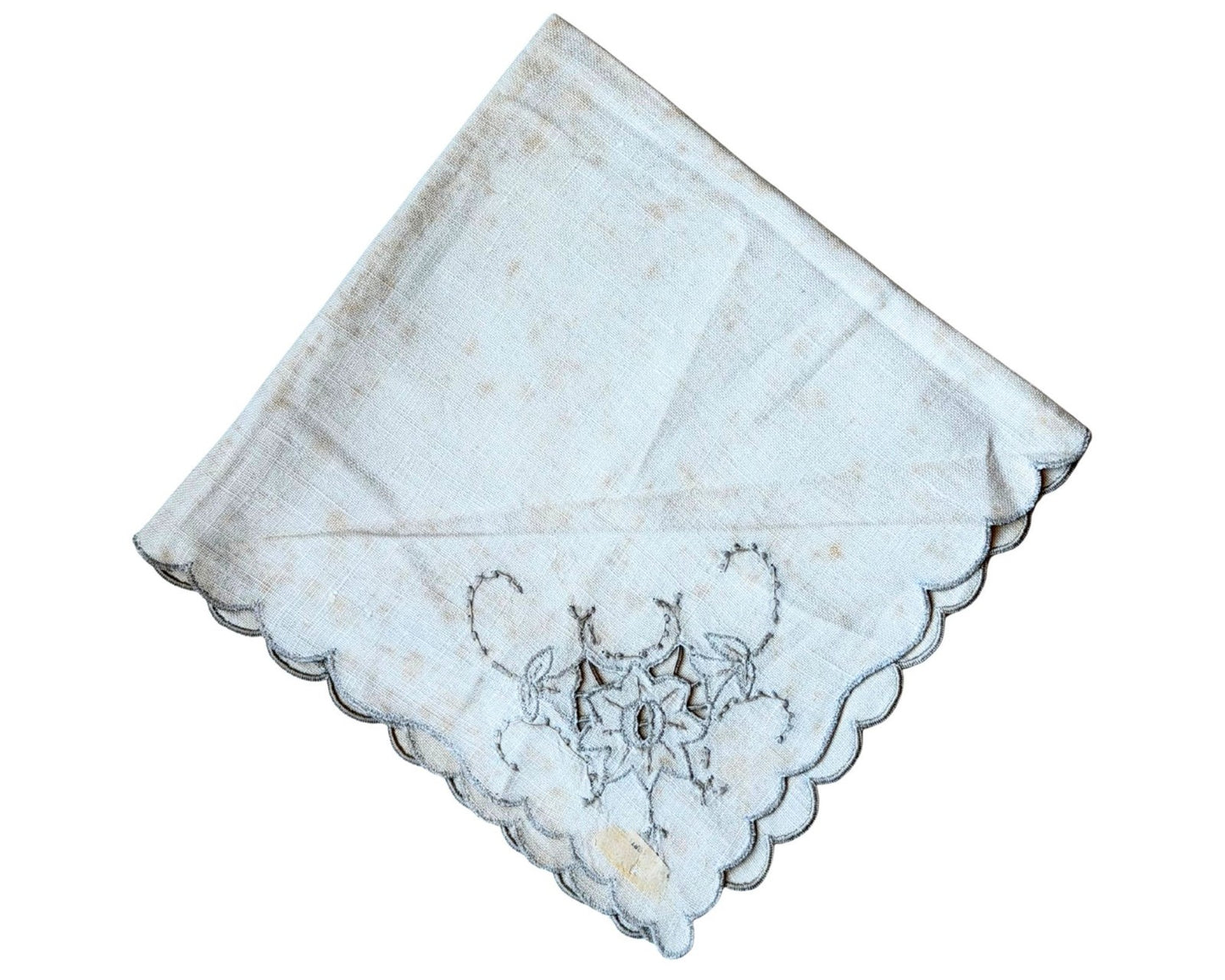 Al Capone’s Personally Owned Napkin Ex. Capone Estate, As Seen on Netflix!