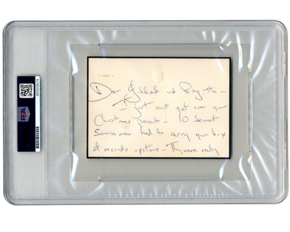 First Lady Jackie Kennedy Signed Letter on Music! JFK Mourning Stationary PSA