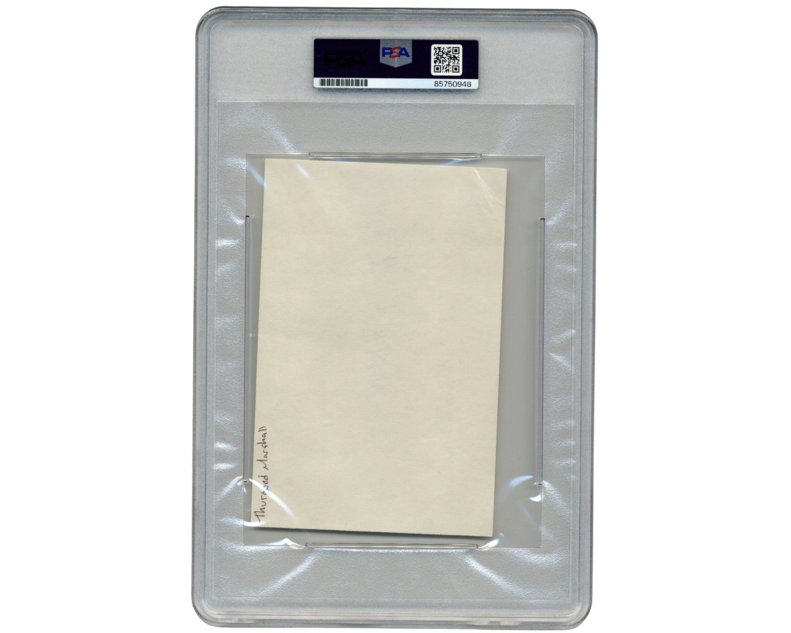 Supreme Court Justice Thurgood Marshall Large Signed Cut PSA Auto