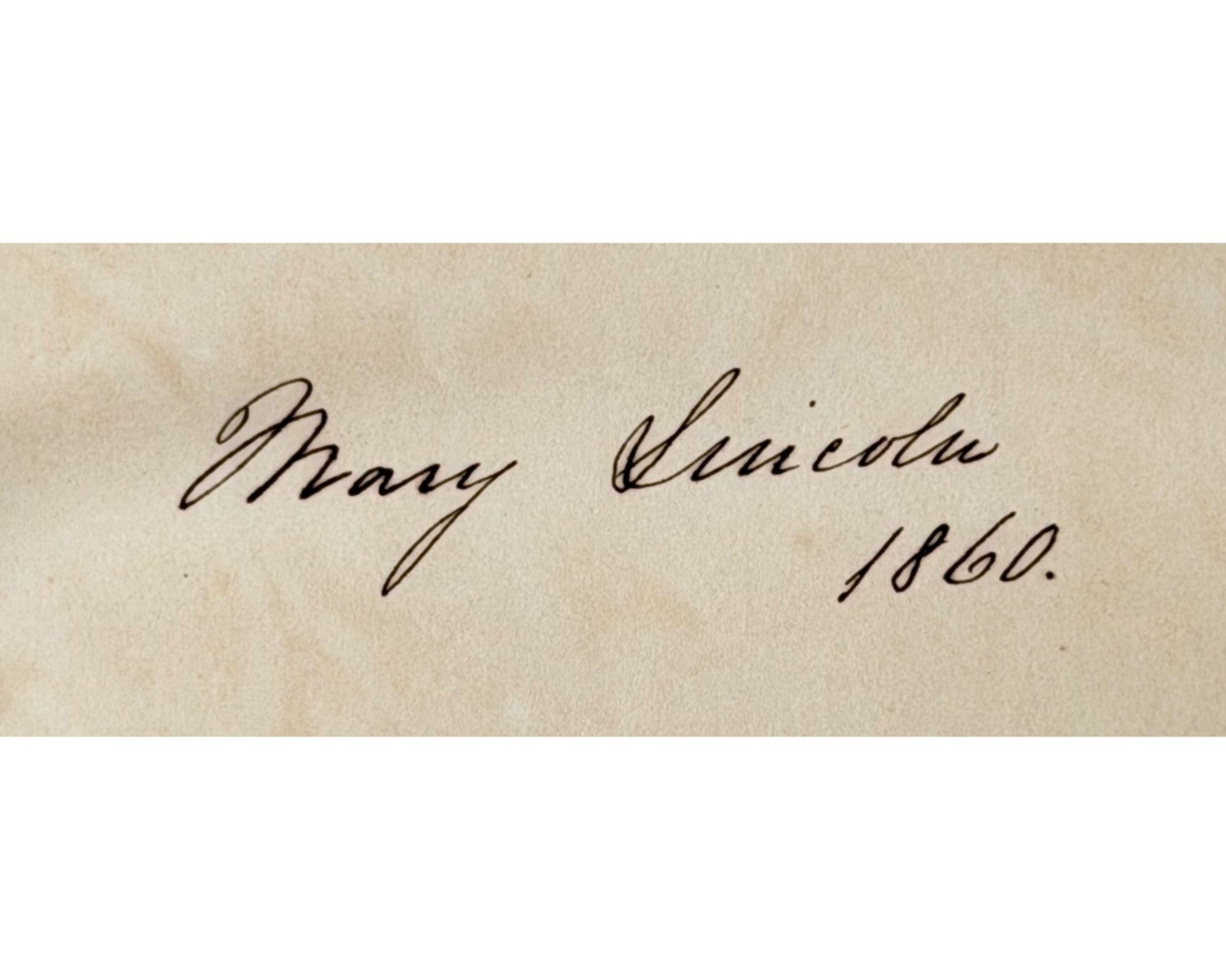 Mary Lincoln Owned & Signed "Life of Washington" ex. Lincoln Pres. Museum