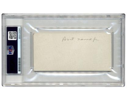 Civil War General Henry W. Slocum Signed Cut Autograph PSA Auto