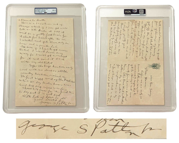 George S. Patton Signed Letter 