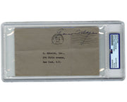 First Lady Grace Coolidge Signed Free Frank Envelope PSA Auto