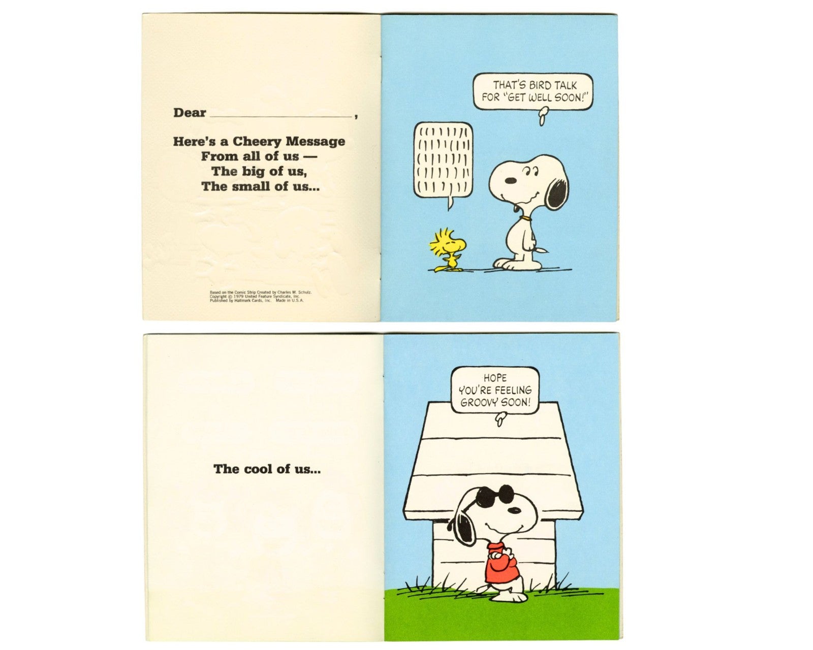 Peanuts' Charles Schultz Signed "Get Well Soon" Book! PSA Auto