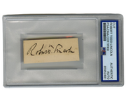 Gorgeous Robert Todd Lincoln Signature PSA Auto - Abraham Lincoln's Son!