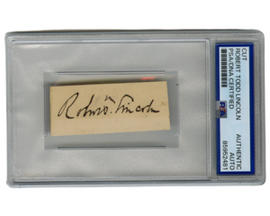 Gorgeous Robert Todd Lincoln Signature PSA Auto - Abraham Lincoln's Son!