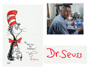 Dr. Seuss Boldly Signed "Cat in the Hat" JSA Auto "One Cat For Shawn!