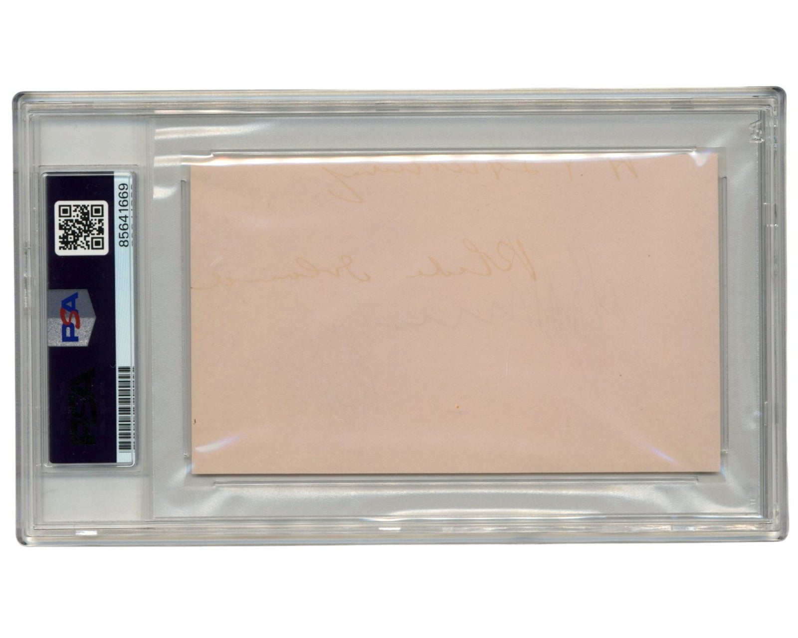 Civil War Union General Ambrose Burnside Signed Cut Autograph PSA Auto