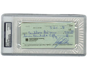 Gambino Hit Man Roy Demeo Signed Check PSA Bold Auto