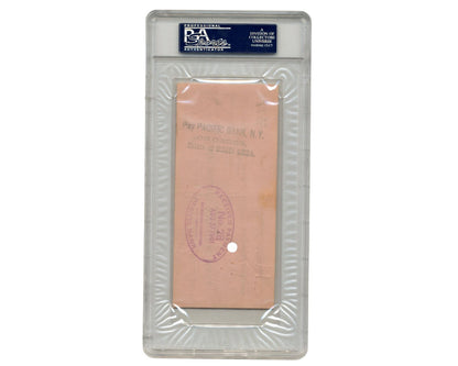 Civil War Confederate General Joseph “Fighting Joe" Wheeler Signed Check PSA