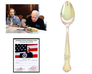 President Jimmy Carter Personally Owned "C" Monogrammed Spoon Ex. Carter Estate