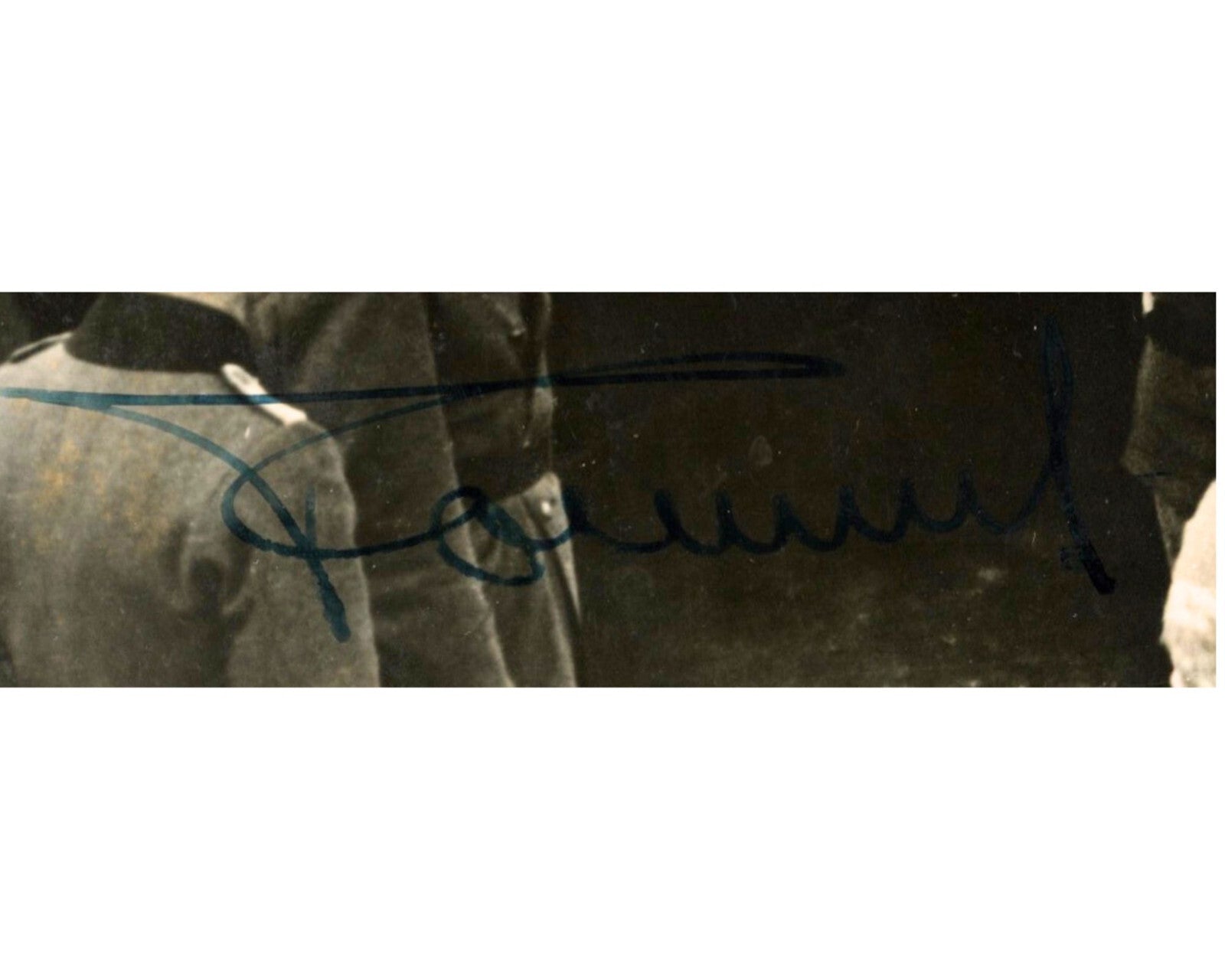 Erwin Rommel Signed Original WWII Photograph Prep for Allied D-Day invasion JSA