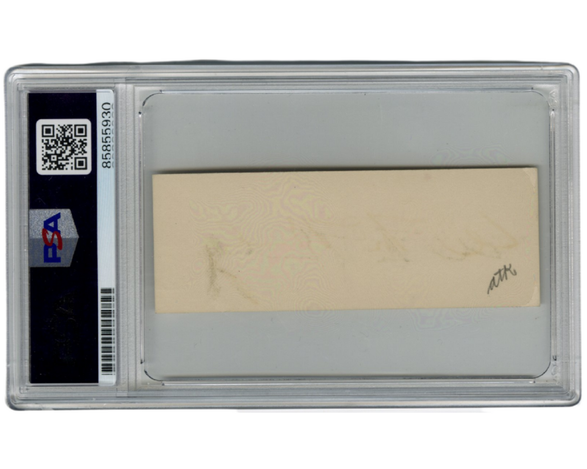 President William McKinley Bold Signed Cut Signature, PSA Auto