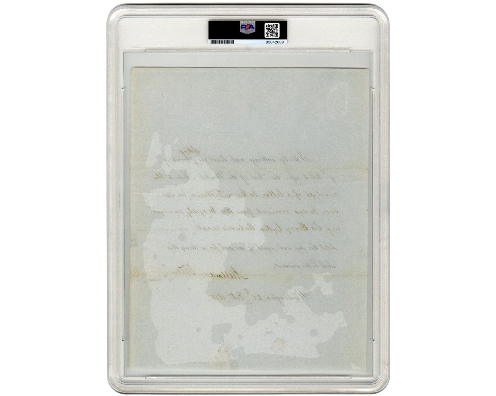 President M. Fillmore Writes Queen Victoria After Easing Tensions w/ Britain PSA