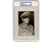WWII General Douglas MacArthur Signed 4x6 Photograph PSA Auto