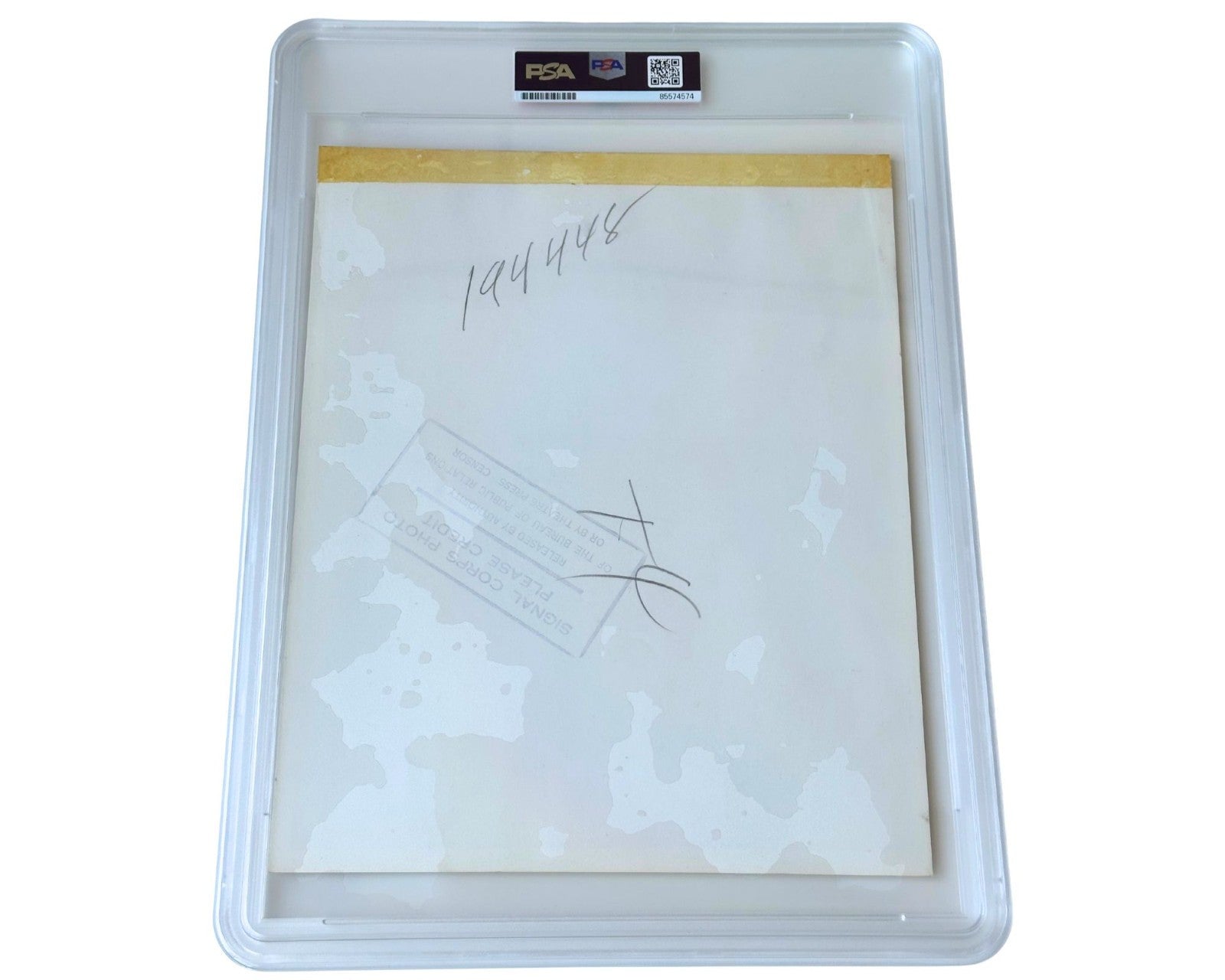 WWII Era Winston Churchill U.S. Army Signal Corps Photograph w/ Cigar PSA Type I