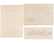 President ULYSSES S. GRANT Rare Diplomatic Signed Letter To Peru Pres. PSA