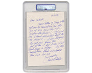 Rare PAUL TIBBETS Handwritten Letter on Enola Gay Dropped Bomb on Hiroshima PSA