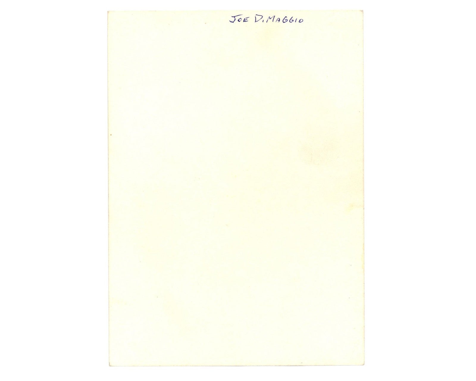 Yankees Icon Joe DiMaggio Signed Photo - Gorgeous Example off Negative PSA Auto