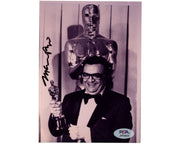 Godfather Writer MARIO PUZO Signed Photo Receiving Academy Award PSA Auto