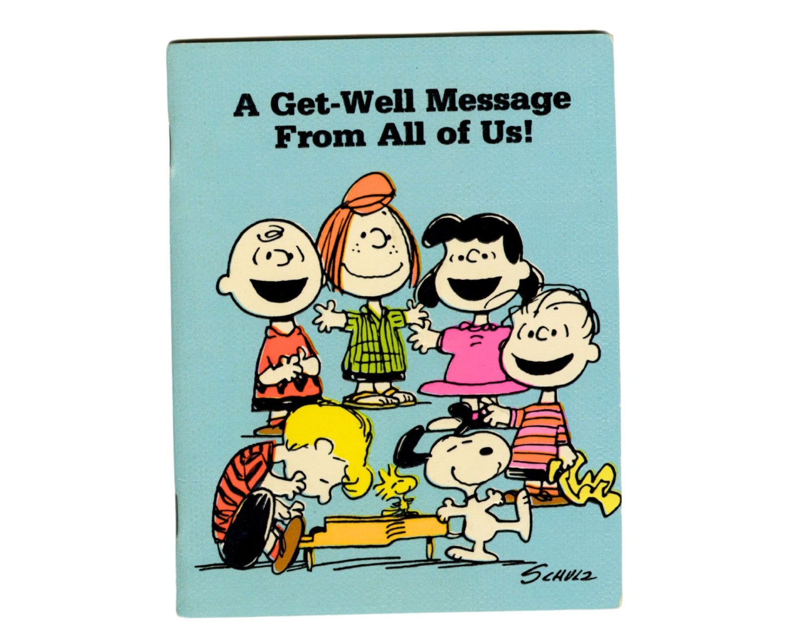 Peanuts' Charles Schultz Signed "Get Well Soon" Book! PSA Auto