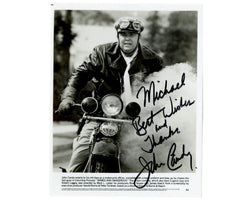 John Candy Signed 8x10 Promo Photo "Armed & Dangerous" PSA Auto - A Great Shot!