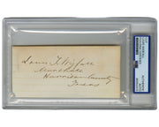 Confederate Louis T. Wigfall Signed Cut PSA Auto, Key Figure to Start Civil War!