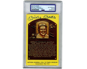 Yankees Legend Mickey Mantle Signed Hall of Fame Postcard PSA Auto