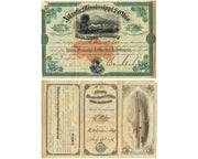 Confederate Civil War General William Mahone Signed Railroad Stock Cert. PSA