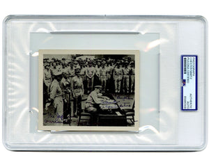 Rare Admiral Chester Nimitz Signed WWII Surrender Photograph PSA Auto Fantastic!