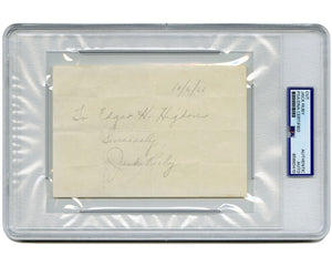 Jack Ruby Signed Cut Autograph - JFK Assassin Shooter PSA Auto