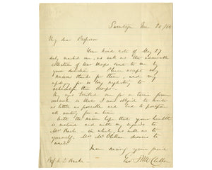 George McClellan Signed Civil War Dated Letter on War Maps and Overwork PSA Auto