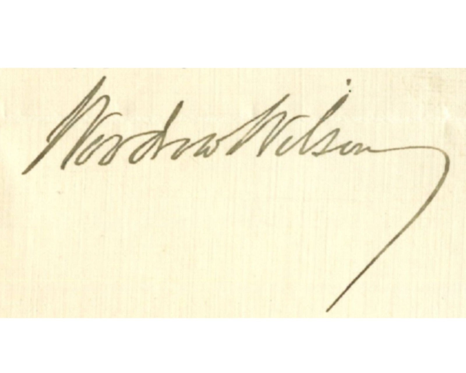 President Woodrow Wilson Signed Personal Letter PSA, Bold Autograph!