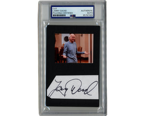 Larry David Signed Display "Eh" - Curb Your Enthusiasm & Seinfeld! PSA