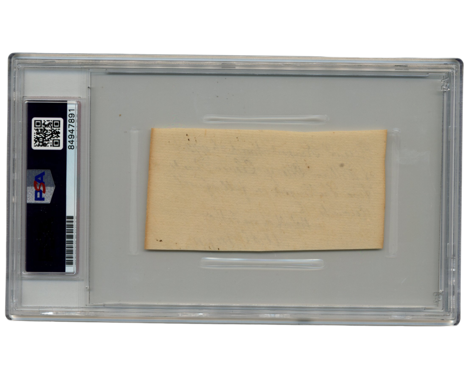 Declaration of Independence Signer WIlliam Ellery Signed Receipt Unique PSA Auto