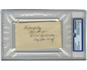 Union Hero Robert Anderson Signed Cut as Major General PSA Auto
