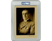 Finest Woodrow Wilson Signed Harris & Ewing Sepia Photograph PSA Auto