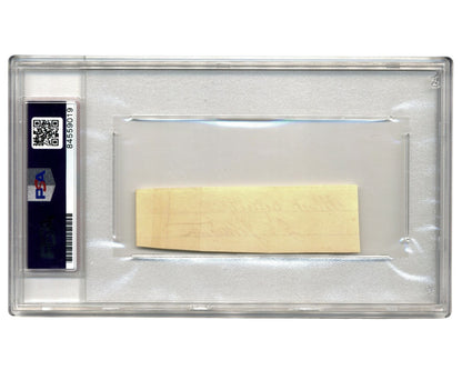 Civil War Confederate General Joseph E. Johnston Signed Cut Autograph PSA Auto