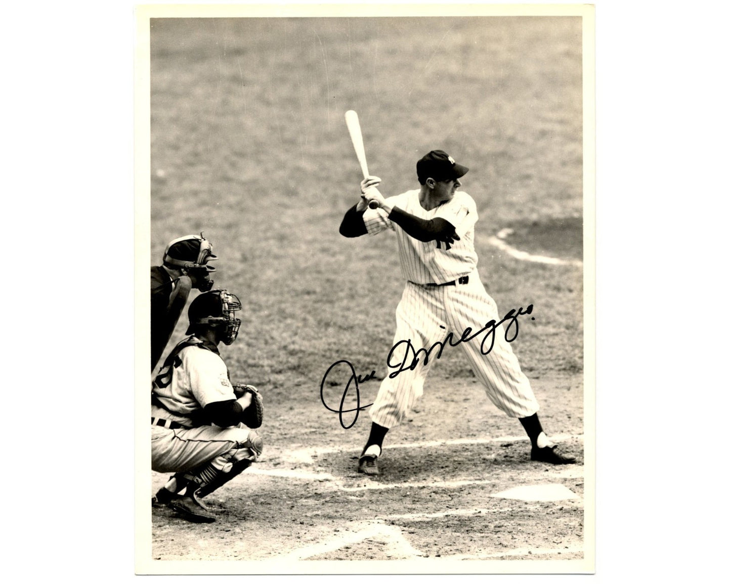 Yankees Icon Joe DiMaggio Signed Original Photograph - A Great Shot! PSA Auto