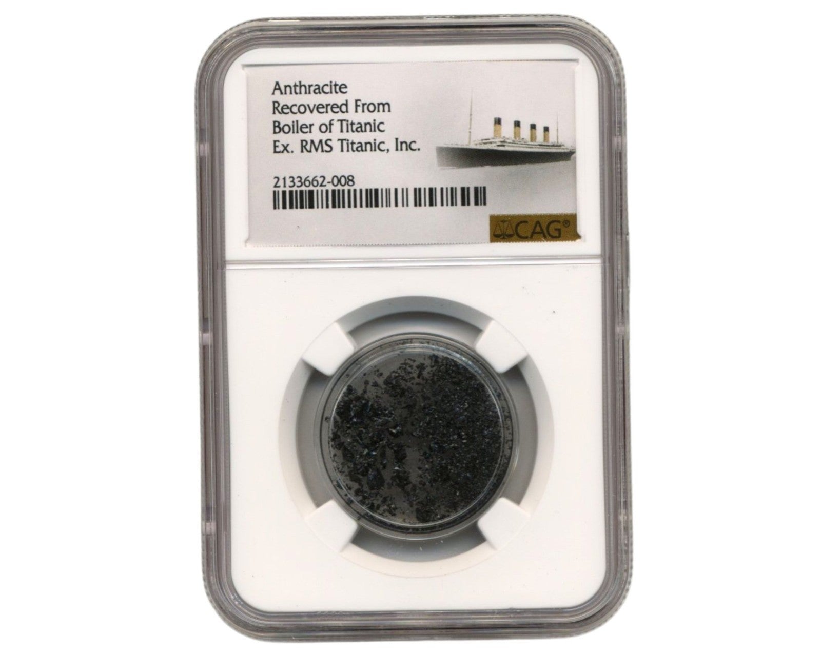 Anthracite Recovered from the Titanic Boiler! Ex. RMS Titanic